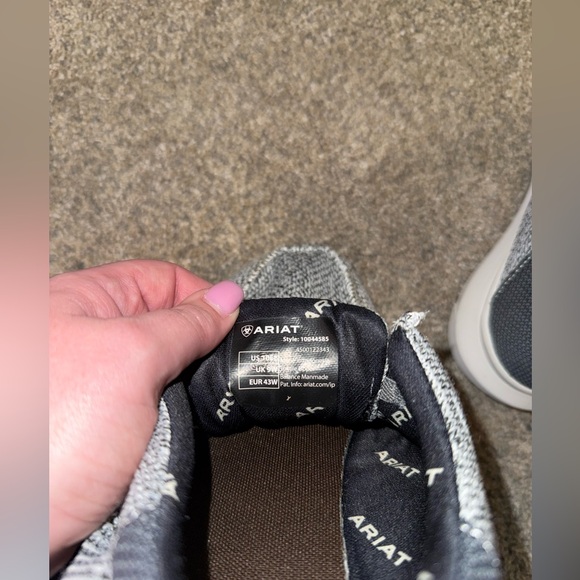 Ariat Men's Black and Gray Loafers 10EE - Picture 4 of 5